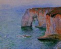 El Manneport visto desde el este Claude Monet
